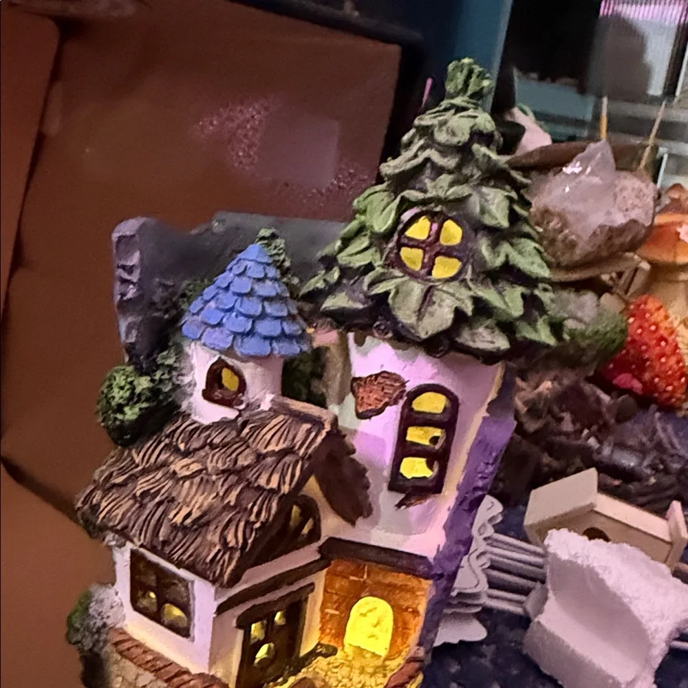 Whimsical Gnome House Night Light - Picture 3 of 9
